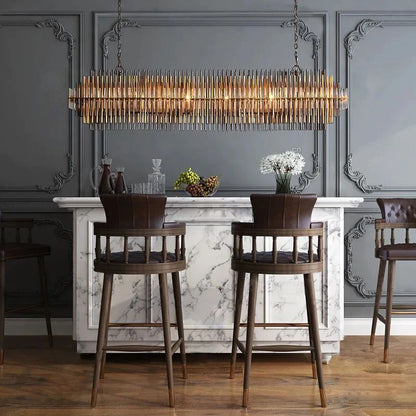 Lilian Rectangular  Dining Room Chandelier 54"