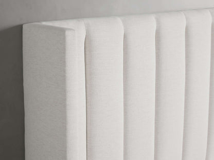 Wyller Channel-Stitched Bed with High Footboard