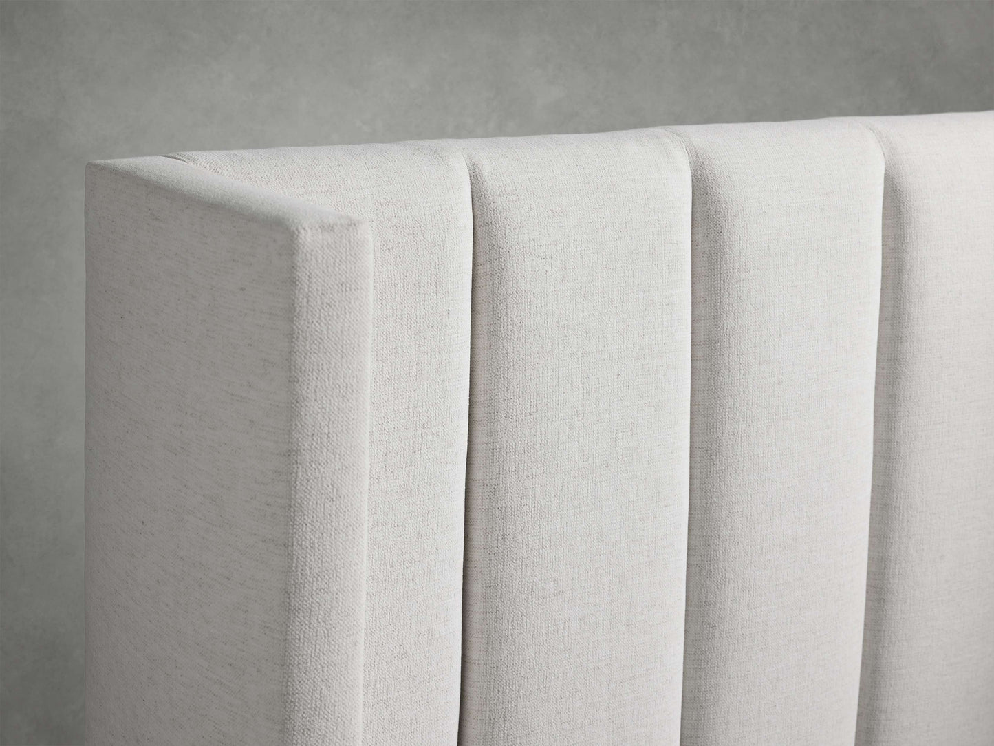 Wyller Channel-Stitched Twin Bed with High Footboard