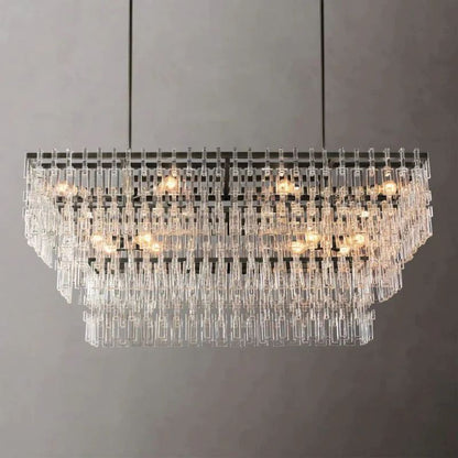 Marigna 3-Tier Rectangle  Living Room Chandelier 60"