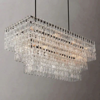 Marigna 3-Tier Rectangle  Living Room Chandelier 60"