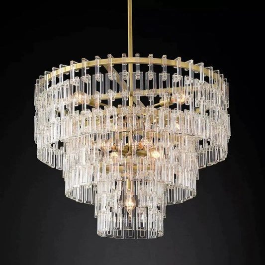 Marigna 3-Tier Round  Living Room Chandelier 36"