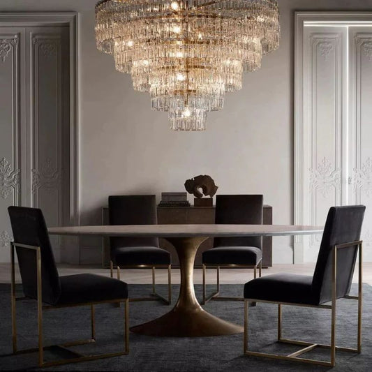 Marigna 4-Tier Round  Dining Room Chandelier 48"