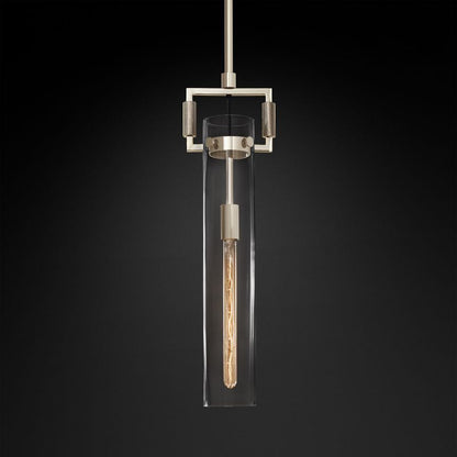 Mechanic Glass Cylinder Dining Room Pendant