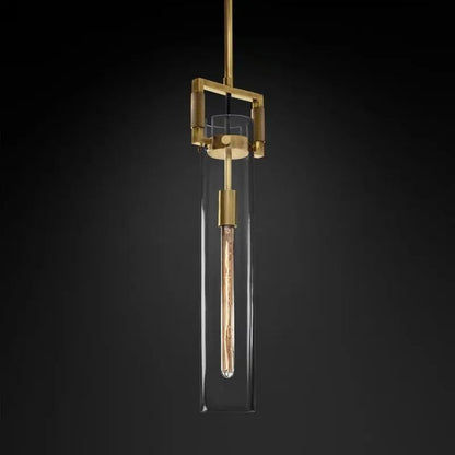 Mechanic Glass Cylinder Dining Room Pendant