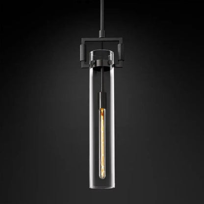 Mechanic Glass Cylinder Dining Room Pendant