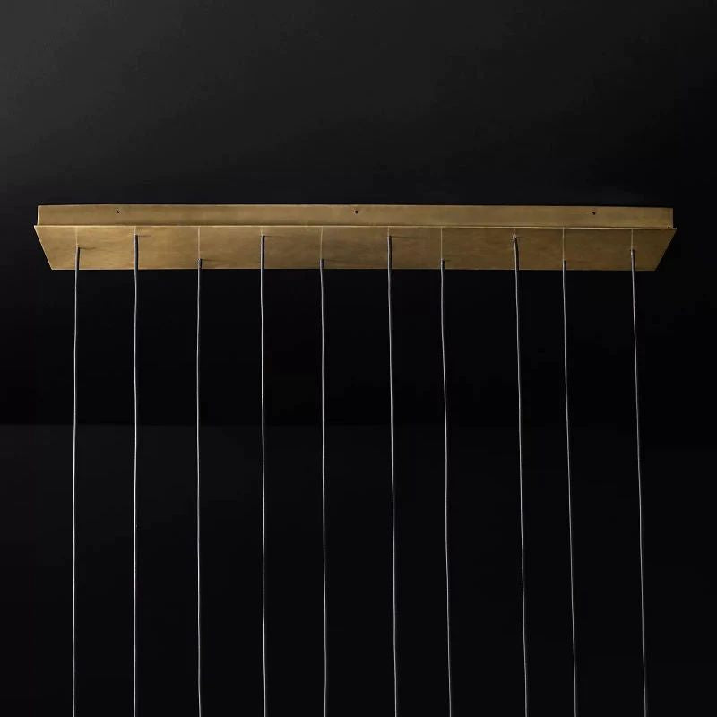 Aquitaine Modern Linear Dining Room Chandelier 48"