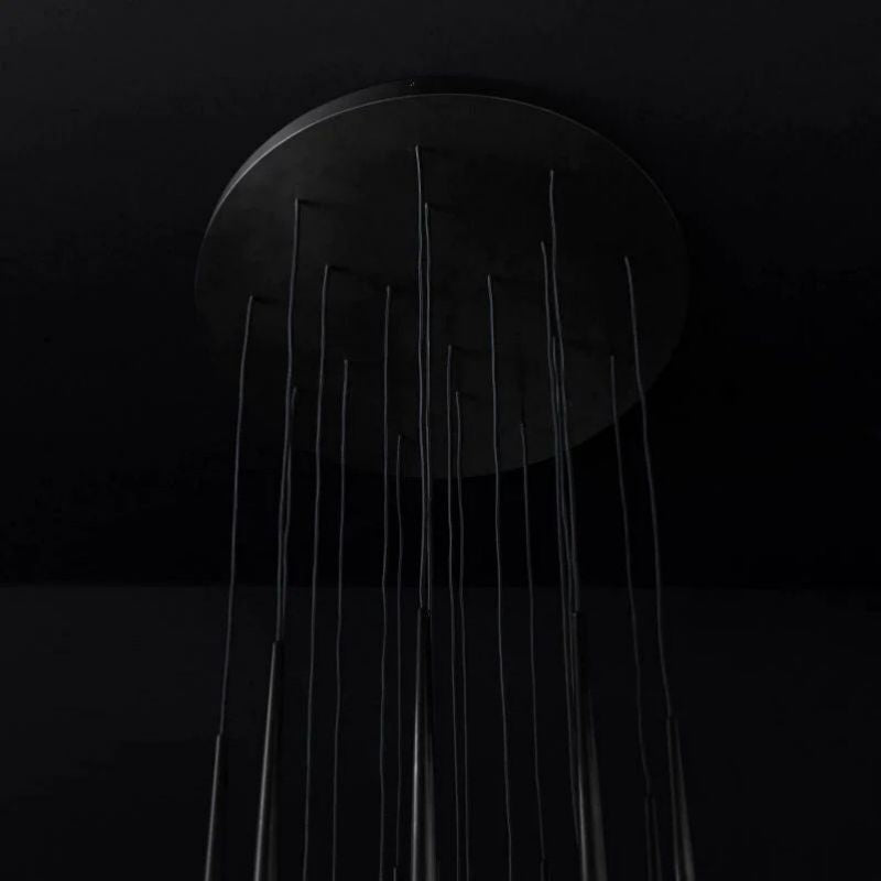 Aquitaine Modern Round Bed Room Chandelier 30"