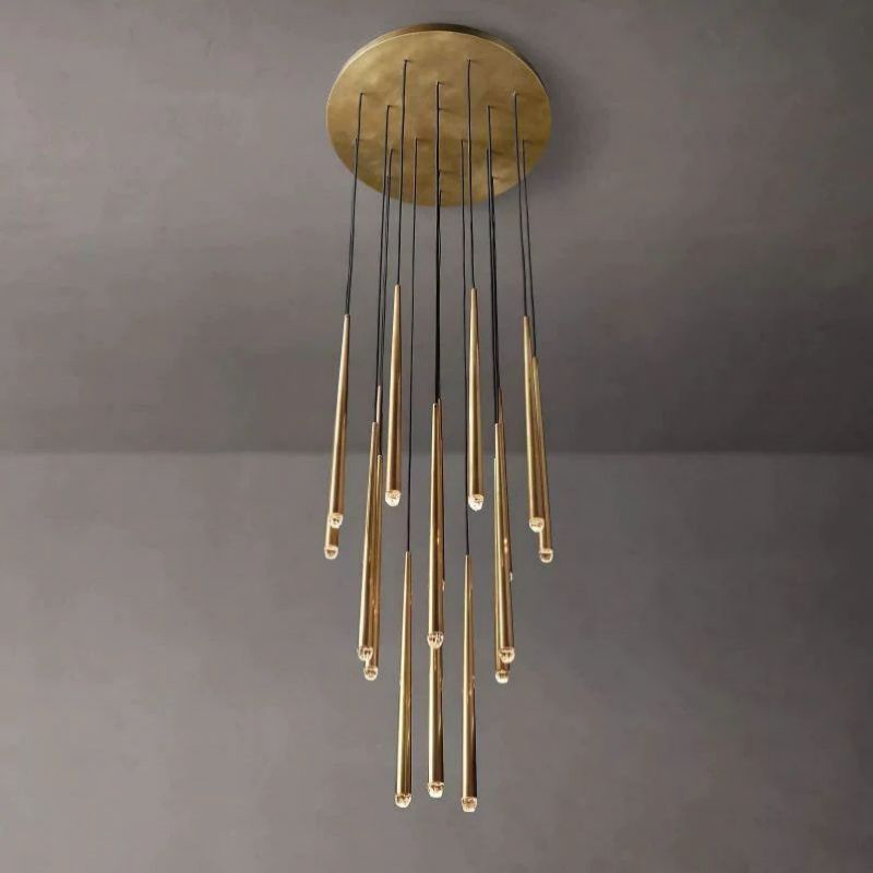 Aquitaine Modern Round Bed Room Chandelier 30"