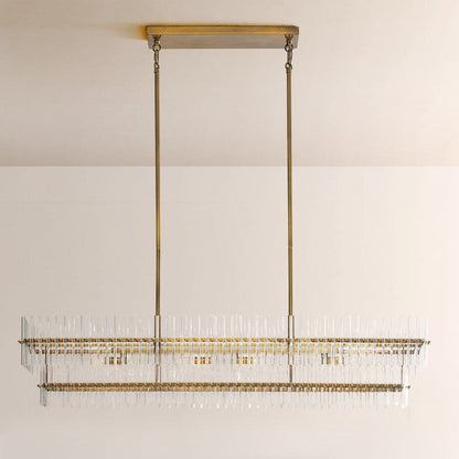Mallory Crystal Linear Chandelier