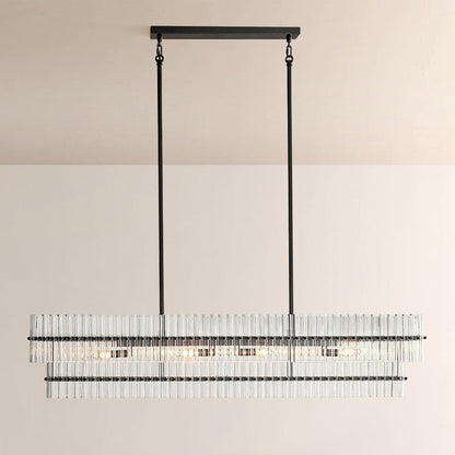 Mallory Crystal Linear Chandelier