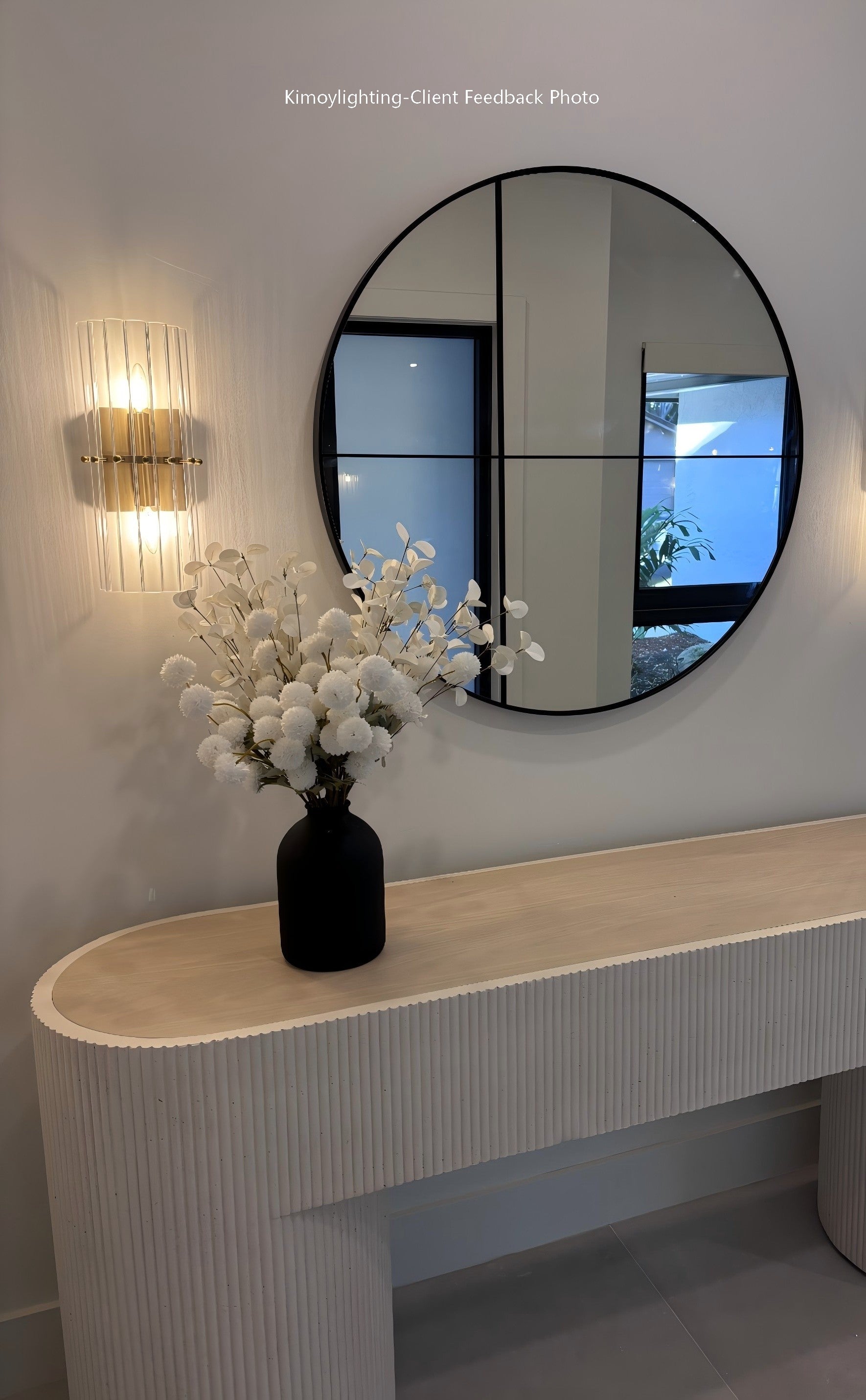 Mallory Crystal Wall Sconce