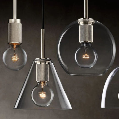 Mechanic Glass Slope Shade Island Pendant