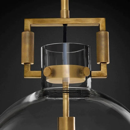 Mechanic Globe Island Pendant