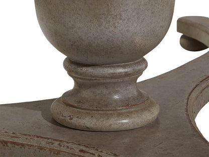 Biancca Center Scroll Bell’Arte Dining Table