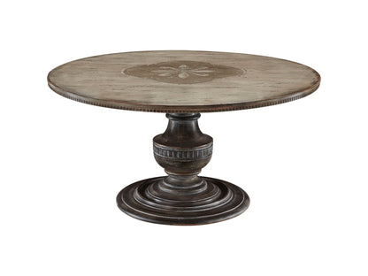 Florence Center Floral Bell’Arte Round Dining Table