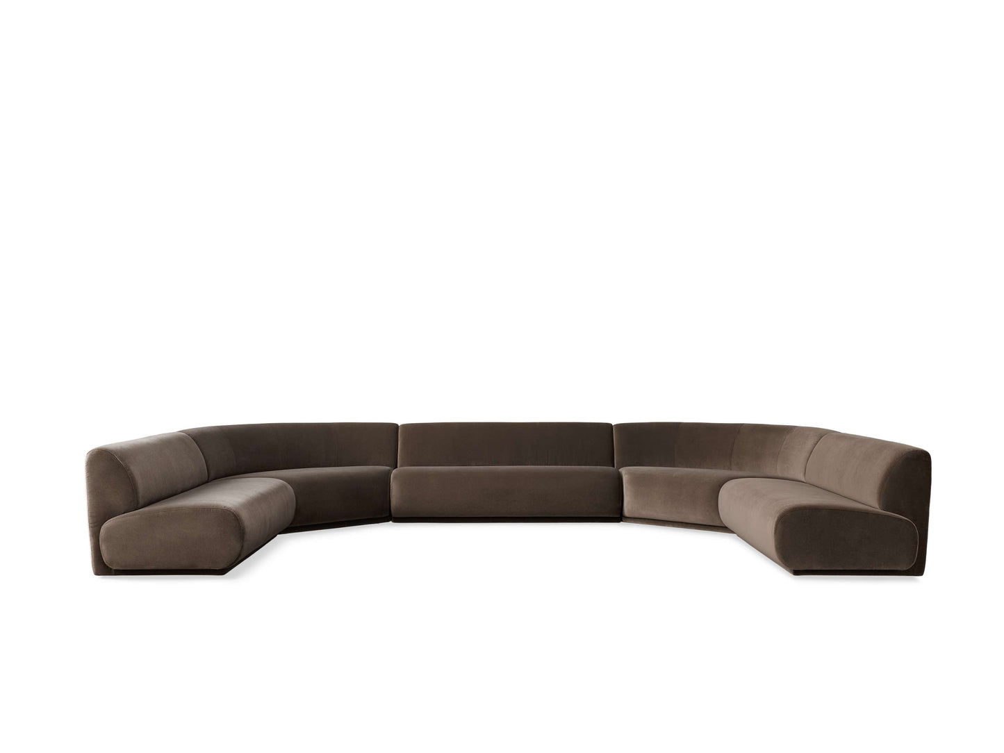 Gianni Five-Piece Large Curved Sectional