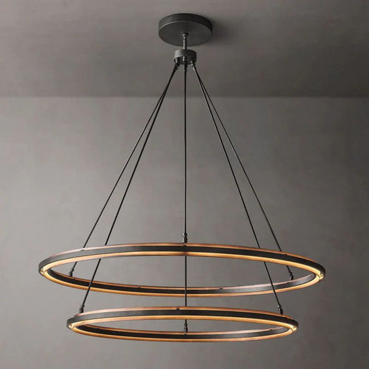 Peralte 2-Tier Round  Living Room Chandelier 60"