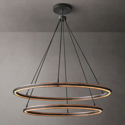 Peralte 2-Tier Round  Living Room Chandelier 60"