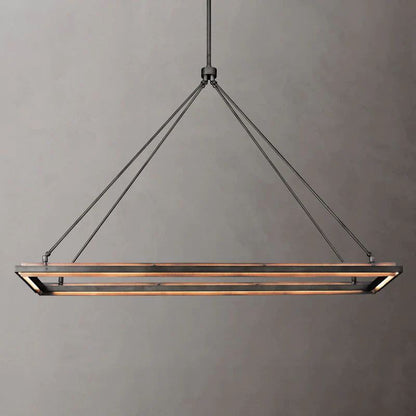 Peralte Rectangular Chandelier 48"/62"