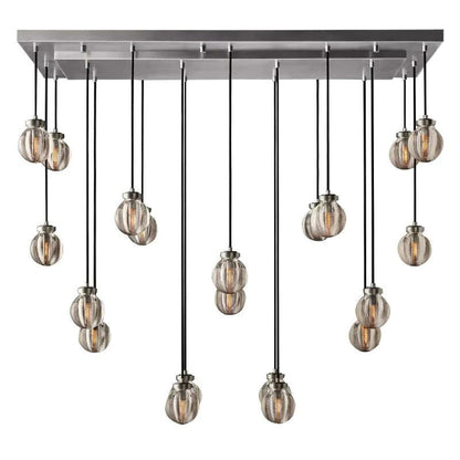 Pearl Rectangle Living Room Chandelier 54"