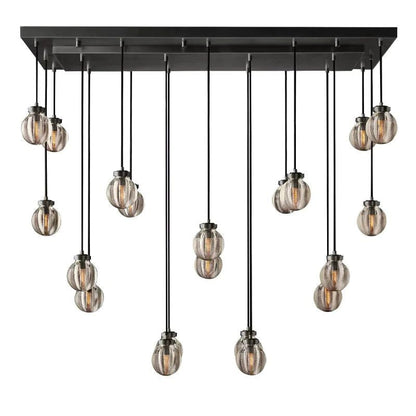 Pearl Rectangle Living Room Chandelier 54"