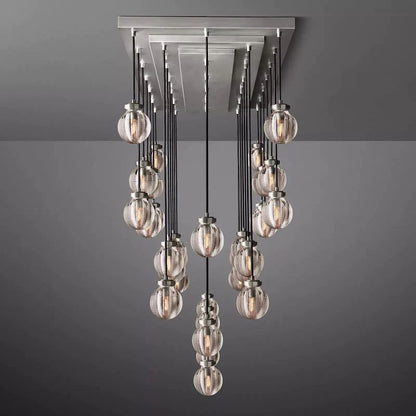 Pearl Rectangle Living Room Chandelier 72"