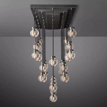 Pearl Rectangle Living Room Chandelier 72"