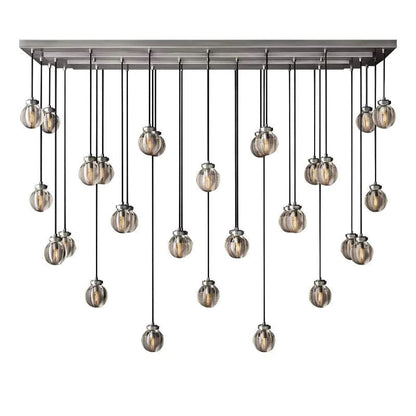 Pearl Rectangle Living Room Chandelier 72"