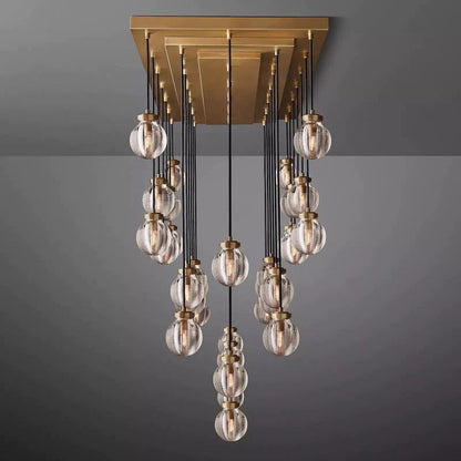 Pearl Rectangle Living Room Chandelier 72"