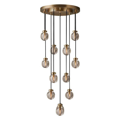 Pearl Round  Bed Room Chandelier 22"