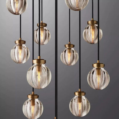 Pearl Round  Bed Room Chandelier 22"