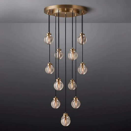 Pearl Round  Bed Room Chandelier 22"