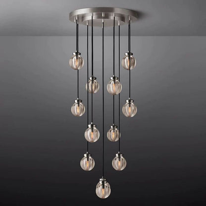 Pearl Round  Bed Room Chandelier 22"