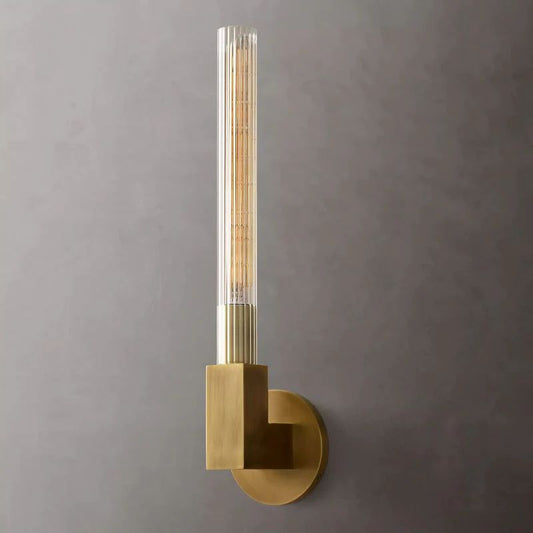 Cannele Glass Bedroom Wall Sconce