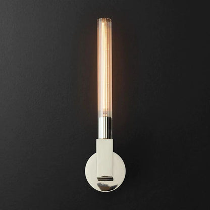 Cannele Glass Bedroom Wall Sconce