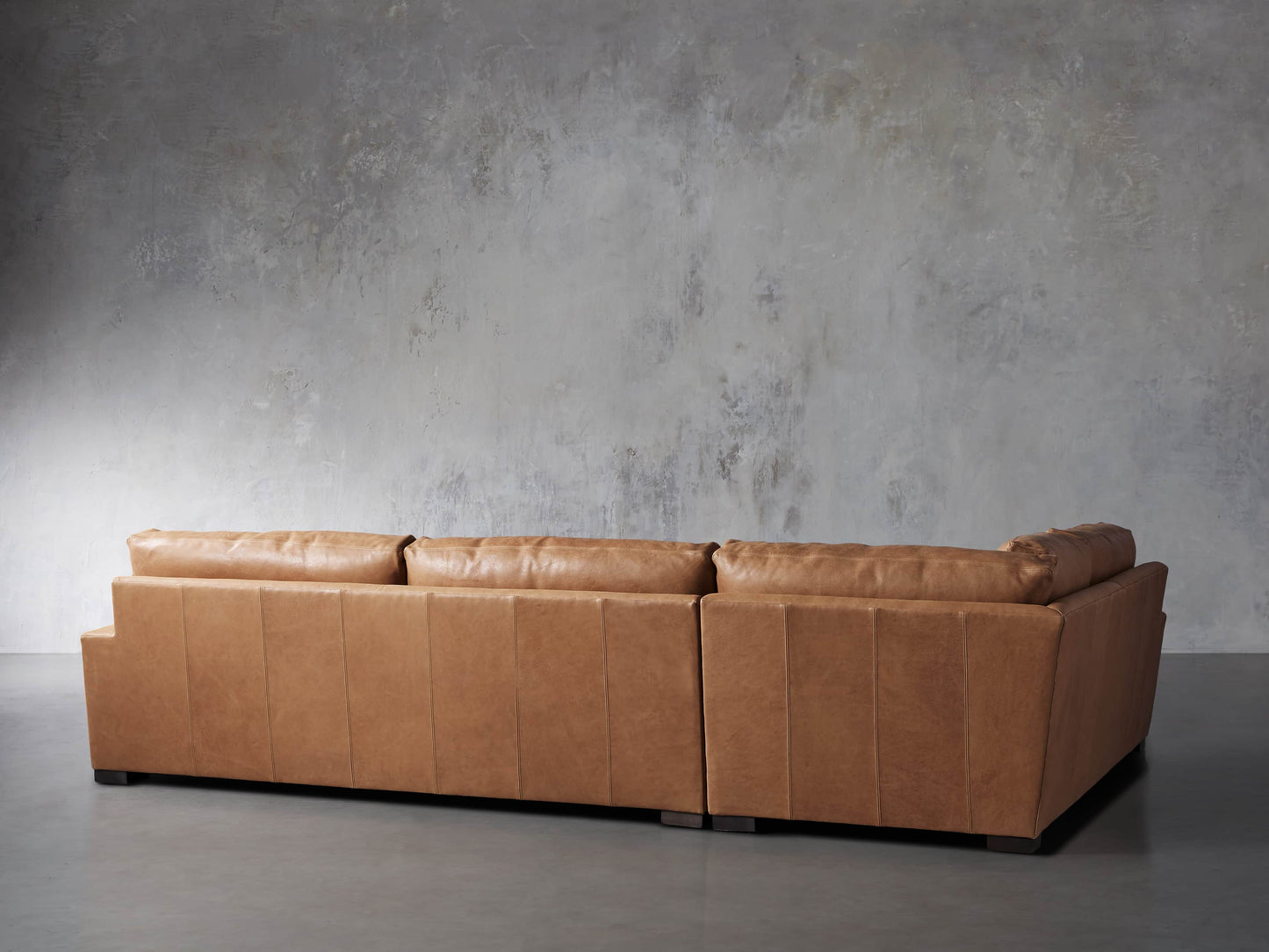 Remington Leather Two-Piece Sectional