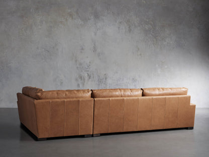 Remington Leather Two-Piece Sectional