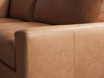 Remington Leather Two-Piece Sectional