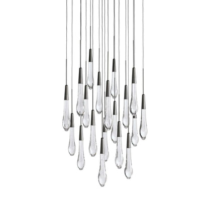 Waterdrop Round Chandelier
