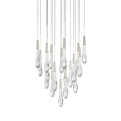 Waterdrop Round Chandelier