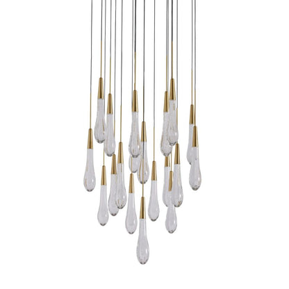 Waterdrop Round Chandelier