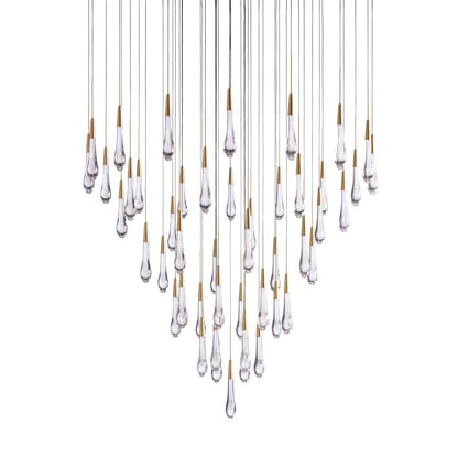 Waterdrop Round Chandelier