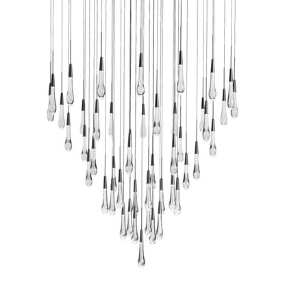 Waterdrop Round Chandelier