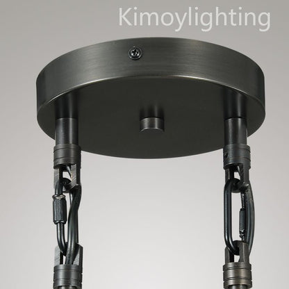 Raindrop Round Chandelier 2 Lights 5"D