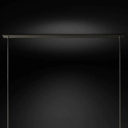Ravella Blown Glass Linear Dining Room Chandelier 59"