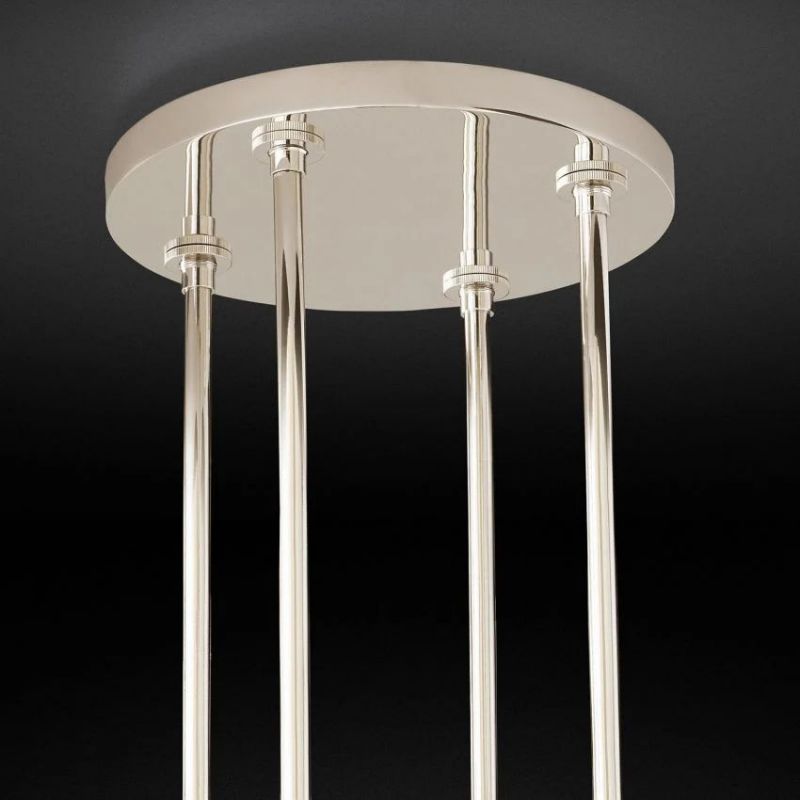 Ravella Blown Glass Round Living Room Chandelier 36"