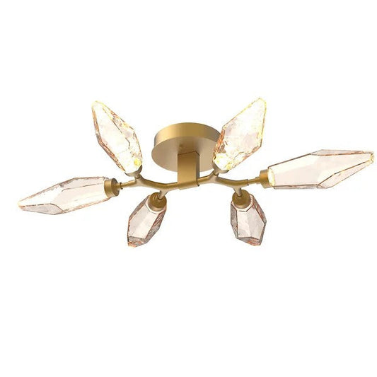 Rock Crystal  Flush Mount