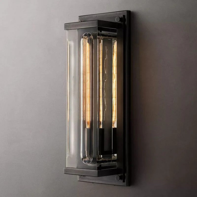 Sava Outdoor Rectangular Wall Sconce