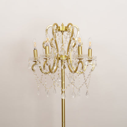 20.9" Crystal Floor Lamp